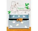 Cute Heart Bear Personalized Children Name Wall Decal